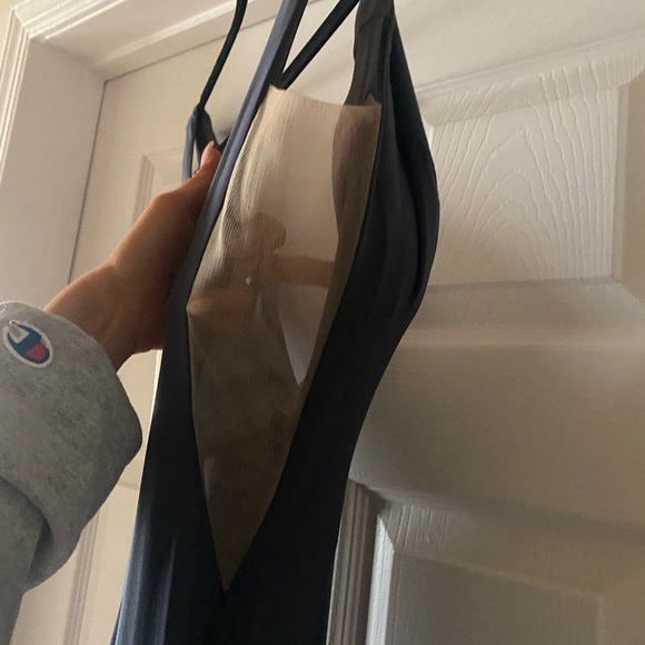 jovani v neck with train dress - Picture 8 of 12